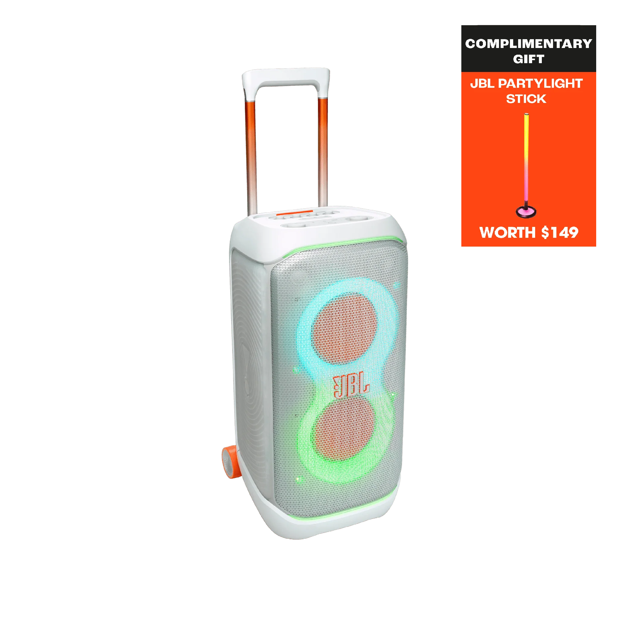 JBL PartyBox Stage 320 + JBL Party Light Sticks - Image 2